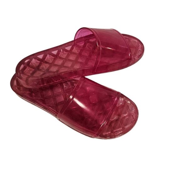 ALDO Hot Pink Jelly Slipons  sz 10 - Picture 3 of 7